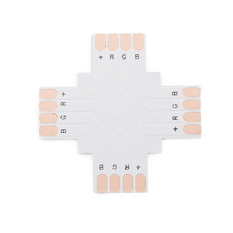 Conector para Soldar "+" para Tiras de LEDs RGB 10mm