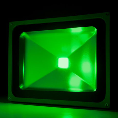 Foco Proyector de LEDs para Exterior BRICO 50W 4250Lm 30.000H Verde