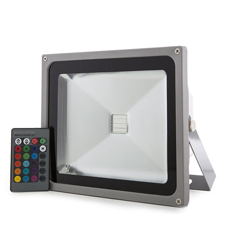 Foco Proyector LED 20W 1.600Lm IP65 Mando a Distancia RGB 30.000H [JWSFL20RGB]