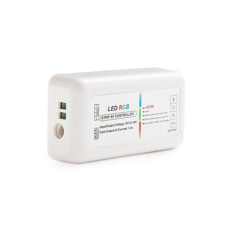 Controlador RF para Tiras de LEDs RGB con Mando 12-24VDC hasta 144/288W