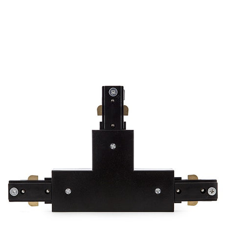 T Connector  for 3-Phase Tracklight Rail Black