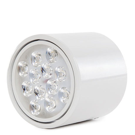 Foco Downlight de Superficie de LEDs Cuerpo Blanco 12W 1200Lm 30.000H