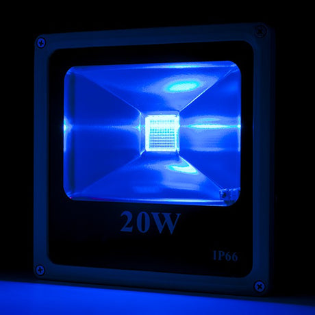 Foco Proyector de LEDs para Exterior ECOLINE 20W RGB con Mando a Distancia