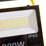 Proyector LED Solar 200W 6500K Panel: 6V/12W Batería: 7,2V/18000MaH Control Remoto [WR-KFL-E-200W]
