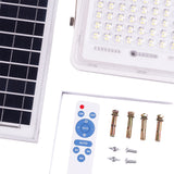 Proyector LED Solar 100W 6500K Panel: 6V/15W Batería: 3,2V/10000MaH Control Remoto [HO-SOLARFL-100W-02]