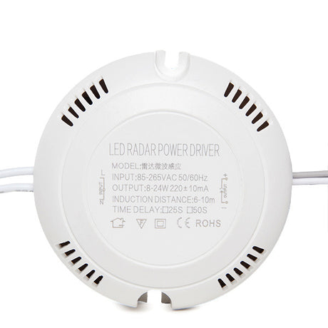 Driver para LEDs 8-18W con Detector de Proximidad por Microondas