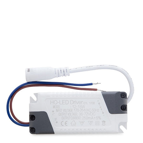 Driver No Dimable para Focos/Downlights LEDs 12W