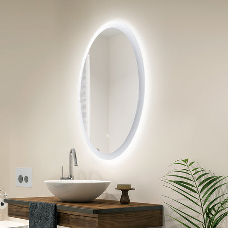 Espejo Iluminado Baño LED 15W 4200ºK 60x80Cm Interruptor Táctil Dimable Anti Vaho 30.000H [SUN-SYJ-16305A]