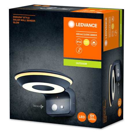 Luminaría LED Ledvance "Endura" Exterior Sensor   3,6W 180Lm 3000K  IP44