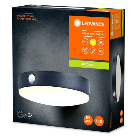 Luminaría LED Ledvance "Endura" Exterior Sensor   6W 500Lm 3000K  IP44