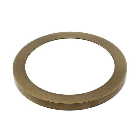 Aro opcional metálico en color BRONCE para adaptar fácilmente mediante sistema magnético a la luminaria MAGNET BOL 18W