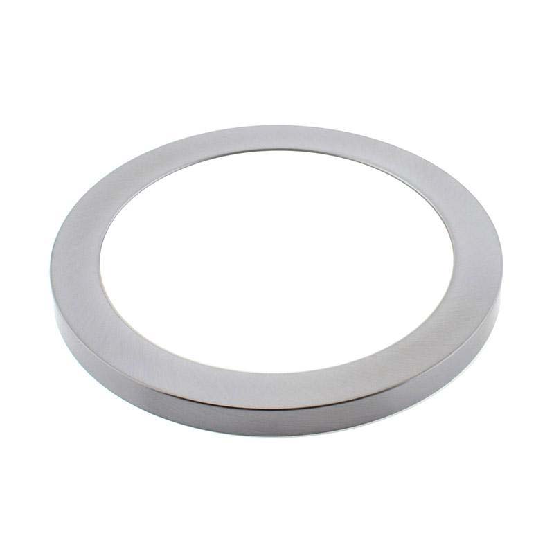 Aro opcional metálico en color NICKEL para adaptar fácilmente mediante sistema magnético a la luminaria MAGNET BOL 18W