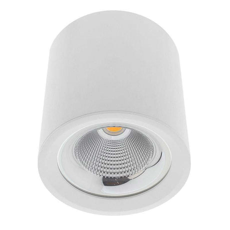 Aplique de techo FADO 35W es un foco Led de altas prestaciones con chip led CREE y driver 0-10V regulable. Para la iluminación general de todo tipo de ambientes. De estilo minimalista fabricado en aluminio de alta calidad y lacado en color blanco mate.