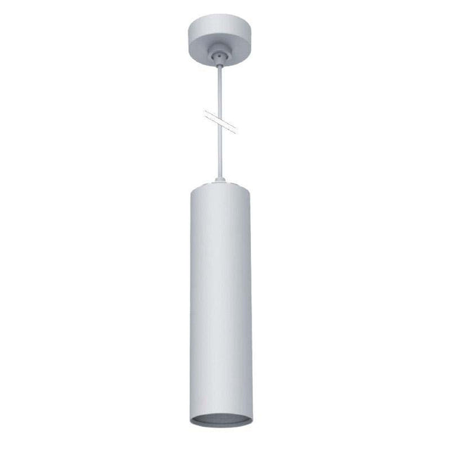 Luminaria suspendida que permite alojar el LED profesional HOTEL SPOT LED de Ø55 de 9 ó 15W para la iluminación general de todo tipo de ambientes. De estilo minimalista fabricado en aluminio de alta calidad y lacado en color blanco mate. Permite su instalación en techo. También de forma suspendida, en carril y carril suspendido. Ideal para proyectos profesionales. Incluye reflector basculante.