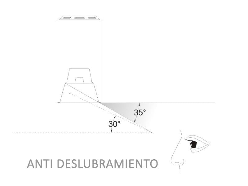 Foco de carril trifásico que permite alojar el LED profesional HOTEL SPOT LED de Ø55 de 9 ó 15W para la iluminación general de todo tipo de ambientes. De estilo minimalista fabricado en aluminio de alta calidad y lacado en color blanco mate. Incluye reflector basculante y conector trifásico para conectar a carril.