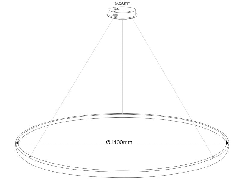 Luminaria de suspensión que permite múltiples composiciones creativas en combinación con otras lámparas CYCLE. La difusión de la luz en todo el anillo a través de una cubierta de silicona opal de alta difusión crea un ambiente perfecto para cualquier estancia.