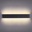 Elegante aplique LED de pared de diseño minimalista. Permite generar un tipo de luz difusa y homogénea a la vez. Son elementos funcionales y decorativos. Los apliques de pared Led suelen ser luminarias que complementan a la iluminación principal siendo un elemento importante en la decoración de los más variados ambientes.