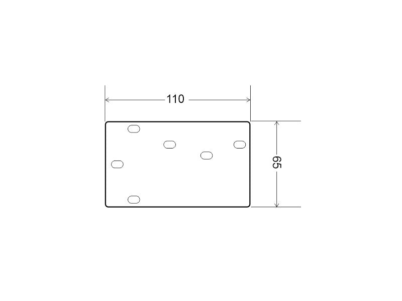 Pieza de conexión de las luminaria de suspensión lineal MOD. Se pueden hacer composiciones modulares con múltiples formas de forma suspendida o en superficie con los módulos de conexión opcionales.