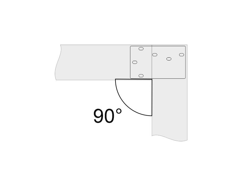 Pieza de conexión de las luminaria de suspensión lineal MOD. Se pueden hacer composiciones modulares con múltiples formas de forma suspendida o en superficie con los módulos de conexión opcionales.