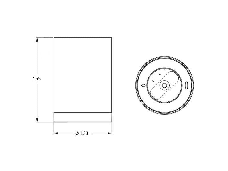 El aplique LED Fado es una luminaria para la iluminación general de todo tipo de ambientes. Es un aplique para techo de estilo minimalista fabricado en aluminio de alta calidad y lacado en color blanco.