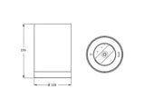 El aplique LED Fado es una luminaria para la iluminación general de todo tipo de ambientes. Es un aplique para techo de estilo minimalista fabricado en aluminio de alta calidad y lacado en color blanco.