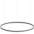 Luminaria de suspensión que permite múltiples composiciones creativas en combinación con otras lámparas RING. La difusión de la luz en todo el anillo a través de un acrílico opalizado de alta difusión crea un ambiente perfecto para cualquier estancia.