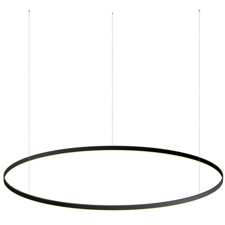 Luminaria de suspensión que permite múltiples composiciones creativas en combinación con otras lámparas RING. La difusión de la luz en todo el anillo a través de un acrílico opalizado de alta difusión crea un ambiente perfecto para cualquier estancia.