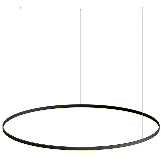 Luminaria de suspensión que permite múltiples composiciones creativas en combinación con otras lámparas RING. La difusión de la luz en todo el anillo a través de un acrílico opalizado de alta difusión crea un ambiente perfecto para cualquier estancia.