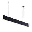 Luminaria lineal suspendida con un diseño arquitectónico en donde la última tecnología led es adaptada a la simplicidad de la lámpara de forma lineal que ofrece una luz difusa y suave. Es un verdadero punto de atracción en la decoración de cualquier ambiente.