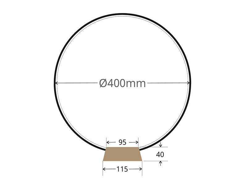 Lámpara de mesa que permite múltiples composiciones creativas en combinación con otras lámparas CYCLE. La difusión de la luz en todo el anillo a través de una cubierta de silicona opal de alta difusión crea un ambiente perfecto para cualquier estancia. Modelo CCT con luz blanco dual (cálido-neutro-frío)