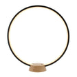 Lámpara de mesa que permite múltiples composiciones creativas en combinación con otras lámparas CYCLE. La difusión de la luz en todo el anillo a través de una cubierta de silicona opal de alta difusión crea un ambiente perfecto para cualquier estancia. Modelo RGB.