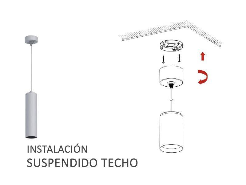 Luminaria suspendida para la iluminación general de todo tipo de ambientes. De estilo minimalista fabricado en aluminio de alta calidad y lacado en color blanco mate. Permite su instalación en techo. También de forma suspendida, en carril y carril suspendido. Ideal para proyectos profesionales. Incluye reflector.