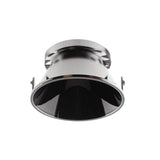 Reflector negro cromo para Spot BOX. Se puede instalar fácilmente y conseguir adaptar el foco a la decoración de cualquier ambiente.