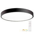 Luminaria de superfice LED con luz ajustable blanco cálido, neutro o frío e intensidad regulable con mando a distancia. Fabricada con chip led y driver de máxima calidad. Permite múltiples composiciones creativas. La difusión de la luz a través de un policarbonato opalizado de alta difusión crea un ambiente perfecto para cualquier estancia. 