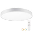 Luminaria de superfice LED con luz ajustable blanco cálido, neutro o frío e intensidad regulable con mando a distancia. Fabricada con chip led y driver de máxima calidad. Permite múltiples composiciones creativas. La difusión de la luz a través de un policarbonato opalizado de alta difusión crea un ambiente perfecto para cualquier estancia. 