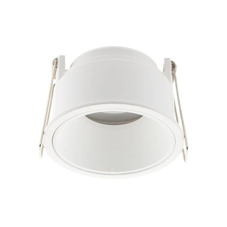 Spot de techo Led para la iluminación general de todo tipo de ambientes. De estilo minimalista fabricada en aluminio de alta calidad, lacado en color blanco y forma circular para empotrar en el techo.