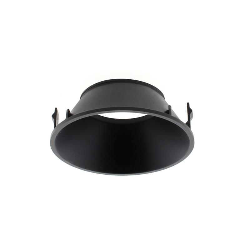 Reflector de color negro mate para Spot MOS. Se puede instalar fácilmente y conseguir adaptar el foco a la decoración de cualquier ambiente.