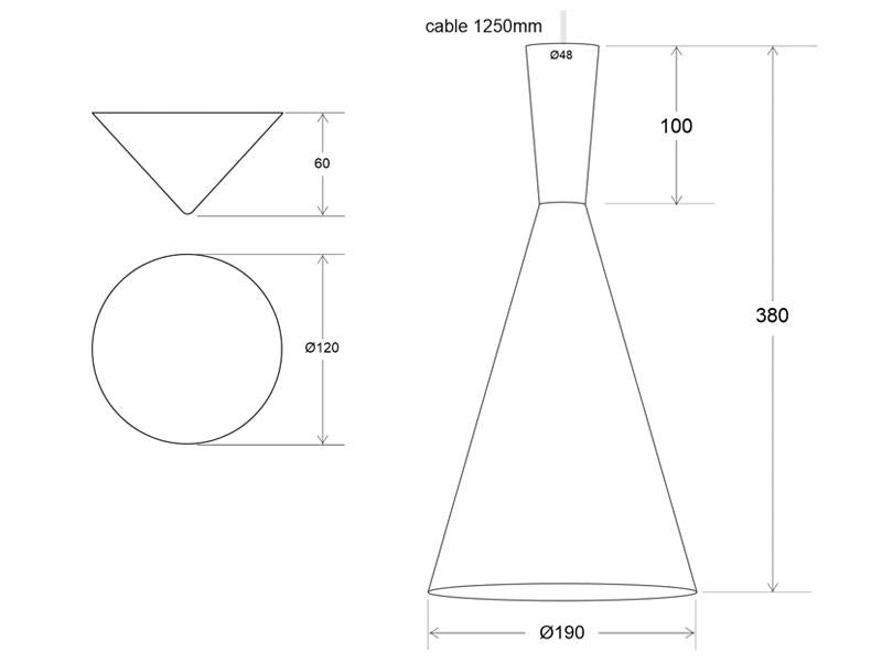 VITE es una lámparas colgantes con un cuerpo hecho de madera maciza y una lámina de aluminio de alta calidad y lacado en color blanco para envolver la bombilla que se convierte en un punto esencial de la luz. Réplica inspirada en la popular lámpara de Tom Dixon.