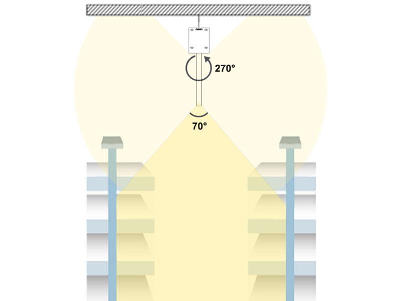 Luminaria de suspensión lineal que ofrece una iluminación general a través del difusor de metacrilato óptico que crea un ambiente perfecto para cualquier estancia. Es posible adaptar esta luminaria como señalética de gran visibilidad con cualquier diseño. Ideal para Parcking, centros comerciales, oficinas, centros púbicos, etc. Incluye driver Philips de alta calidad DC57-82V/30W/350mA y chip led OSRAM