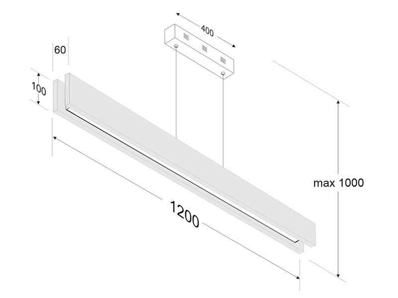 Luminaria de suspensión lineal realizada con madera y acabado natural que crea un ambiente perfecto para cualquier estancia. Incluye chip led Samsung SMD2835 de alta densidad de color blanco cálido y frío con lo que puedes seleccionar la temperatura de color e intensidad con el mando a distancia incluido.