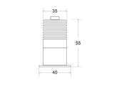 Foco empotrable LED Circular Negro cromo Perla con 5W de potencia. Con un ángulo de apertura de 40º, por lo que la iluminación es más directa para centrar la luz en puntos específicos. Fácil montaje e instalación.  Bajo deslumbramineto UGR<11 y color seleccionable CCT (3000K-4000K-6000K) con un CRI>95