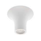 Foco de superficie con base GU10 fabricado en escayoda. Crea ambientes únicos y sofisticados en la decoración de cualquier ambiente. Instalación sencilla, el material se puede emplastecer y pintar.