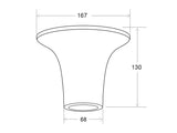 Foco de superficie con base GU10 fabricado en escayoda. Crea ambientes únicos y sofisticados en la decoración de cualquier ambiente. Instalación sencilla, el material se puede emplastecer y pintar.