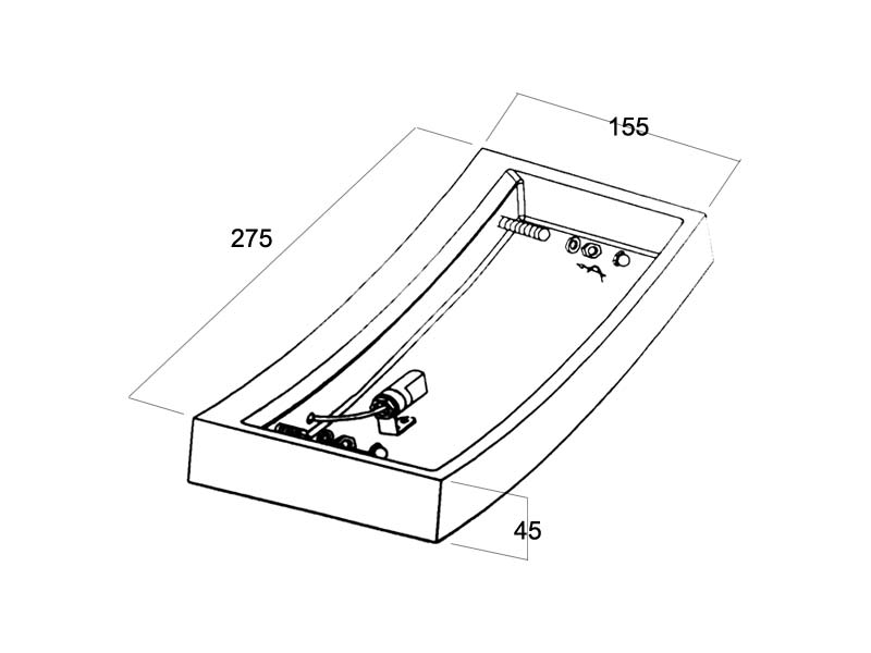 Aplique de pared con una base para bombilla GU9 fabricado en escayola. Crea ambientes únicos y sofisticados en la decoración de cualquier ambiente. Instalación sencilla, el material se puede emplastecer y pintar.