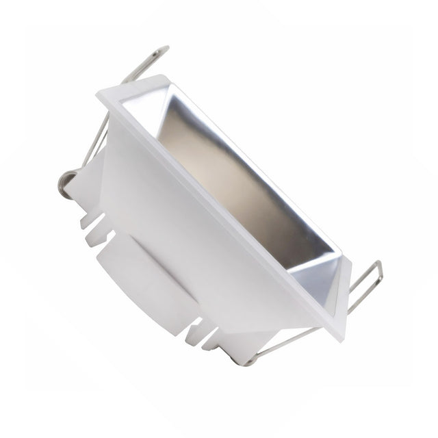 Aro fijo con diseño moderno y elegante. Podrás instalar todas nuestras dicroicas de forma rápida y sencilla. Es ideal para instalar en salones, dormitorios, aseos, oficinas, zonas de paso...