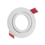 Aro orientable con diseño moderno y elegante. Podrás instalar todas nuestras dicroicas de forma rápida y sencilla. Es ideal para instalar en salones, dormitorios, aseos... oficinas, zonas de paso...
