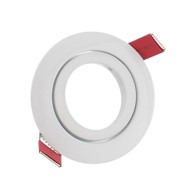 Aro orientable con diseño moderno y elegante. Podrás instalar todas nuestras dicroicas de forma rápida y sencilla. Es ideal para instalar en salones, dormitorios, aseos... oficinas, zonas de paso...