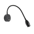 Luminaria flexible de gran calidad con interruptor táctil incorporado para su intalación en pared. Ofrece iluminación focal muy apropiado para su uso como lámpara de lectura o iluminación en vitrinas.