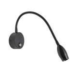 Luminaria flexible de gran calidad con interruptor táctil incorporado para su intalación en pared. Ofrece iluminación focal muy apropiado para su uso como lámpara de lectura o iluminación en vitrinas.