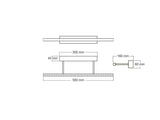 Luminaria led minimalista de acero inoxidable para la iluminación de cuadros. Emite una cortina de luz fría sin emisión de calor y gran eficiencia. Ideal para combinar diferentes tipos de iluminación en estancias, pasillos, baños, entradas o recibidores.